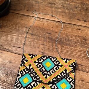 Colorful Geometric Patterned Women's Bag